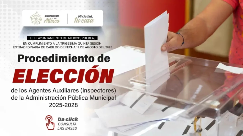 Gobierno de Ariadna Ayala abre convocatoria para renovar agentes auxiliares en Atlixco