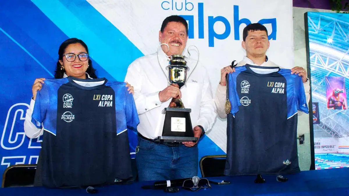 Presenta la LXI Copa Alpha de natación que será del 5 al 7 de septiembre 