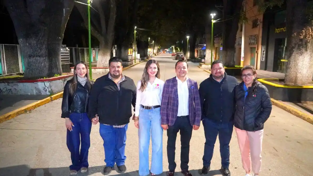 Texmelucan mejor iluminado, gobierno municipal rehabilitará 1500 luminarias