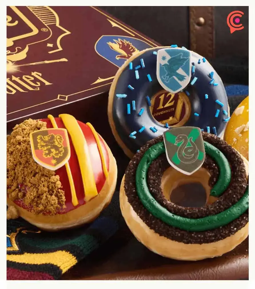 Donas de Harry Potter en Krispy Kreme México; sabores, casas y edición limitada
