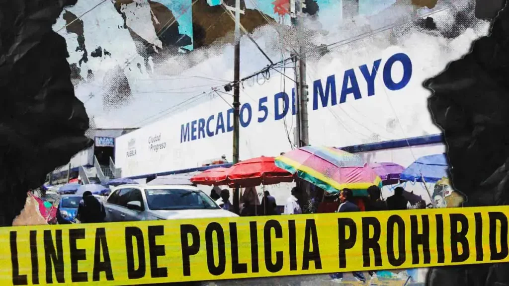 Abandonan cuerpos emplayados en el Centro Histórico de Puebla con narcomensaje contra líder ambulante “El Fede”