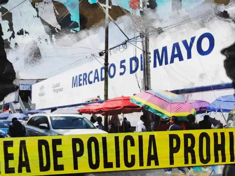 Abandonan cuerpos emplayados en el Centro Histórico de Puebla con narcomensaje contra líder ambulante “El Fede”
