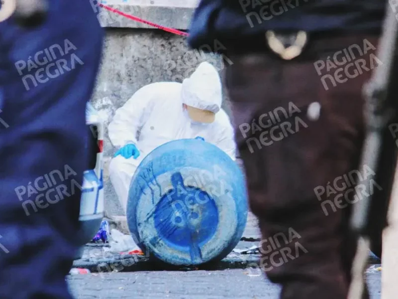 Abandonaron cuerpo entambado cerca del Mercado 5 de Mayo en el Centro Histórico de Puebla