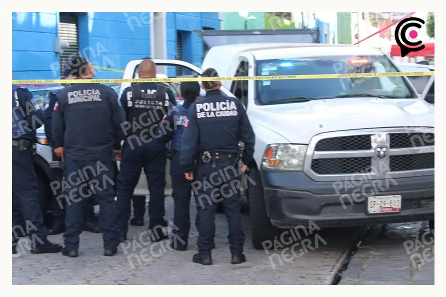 Abandonaron cuerpo entambado cerca del Mercado 5 de Mayo en el Centro Histórico de Puebla