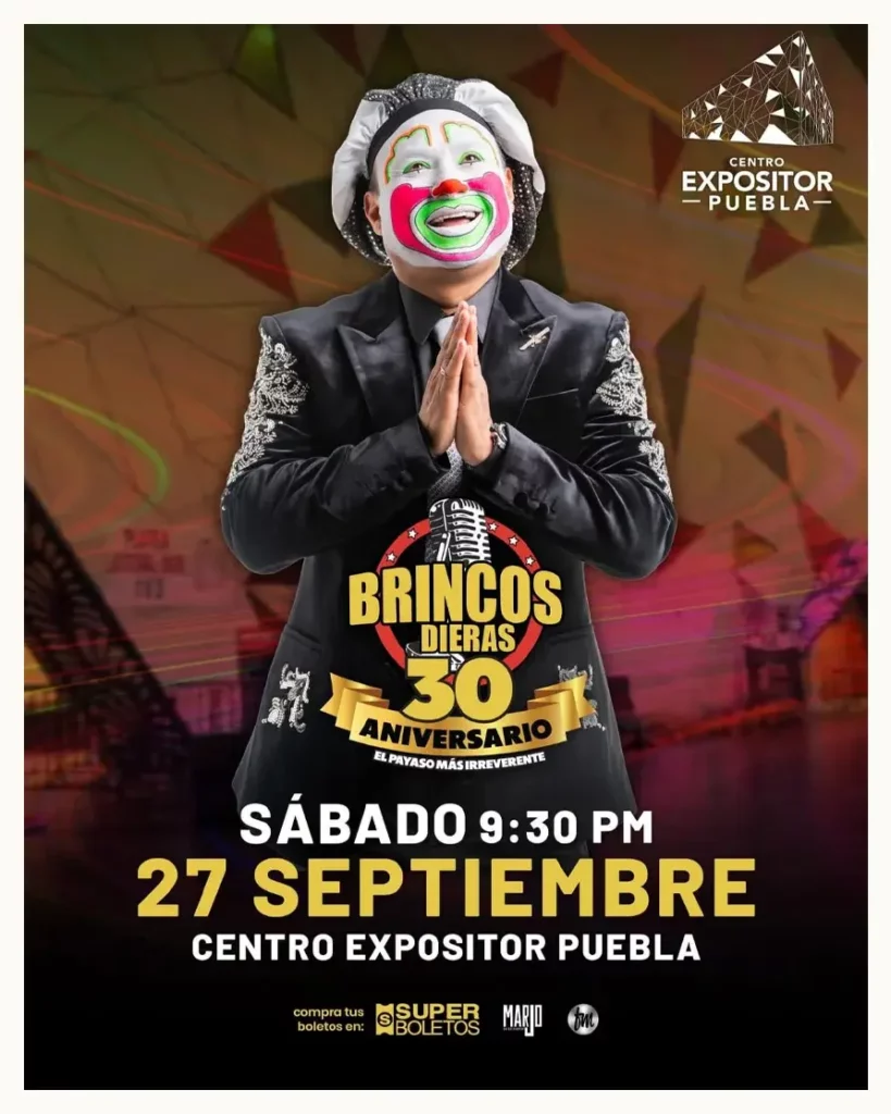 Brincos Dieras festejará su 30 aniversario en Puebla; aquí el precio de los boletos