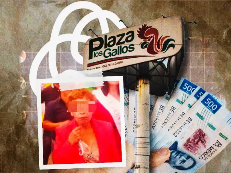 Extorsionan a locatarios de Plaza Los Gallos; exigen pagos de hasta 30 mil pesos para lidereza