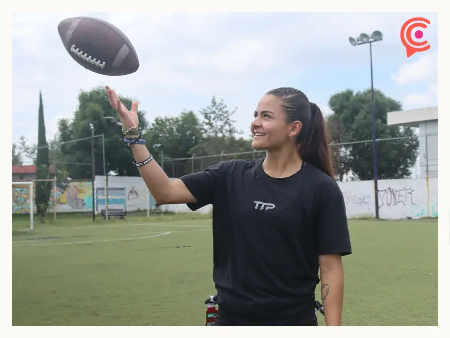 Haniel Reza Martínez, referente del Flag Football Femenil en México 