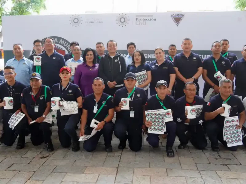 Inicia primera colecta a favor de bomberos y servicios prehospitalarios de Texmelucan