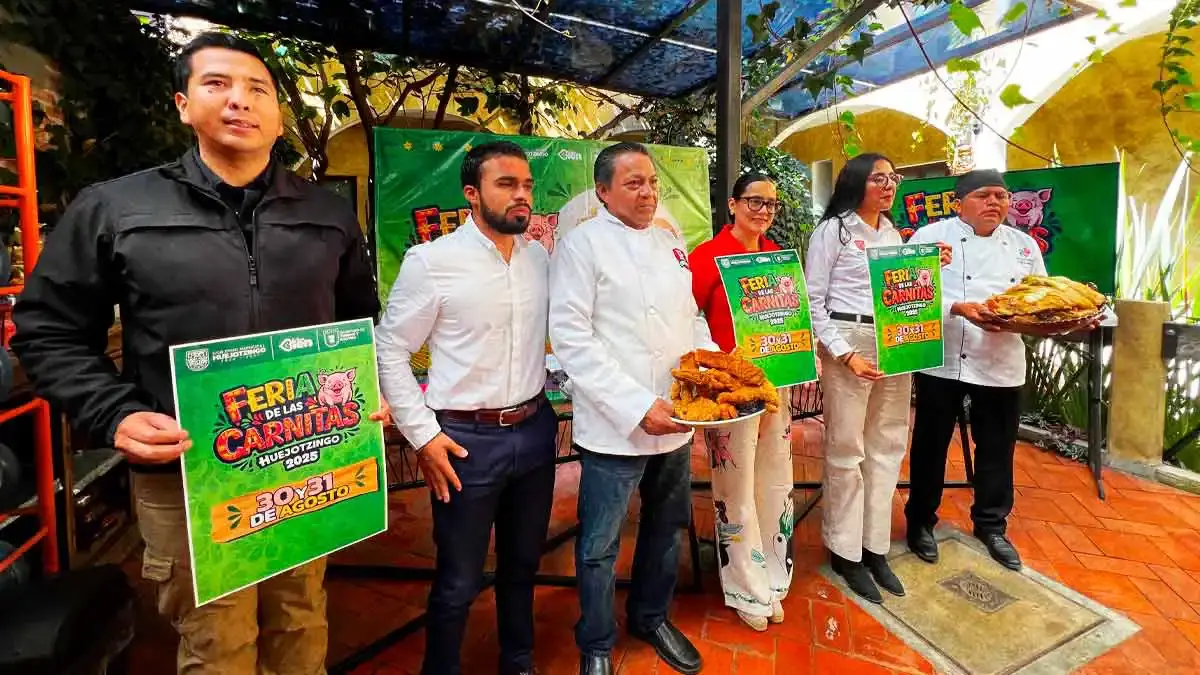 Maciza, cueritos y más encontrarás en la Feria de las Carnitas 2025 de Huejotzingo