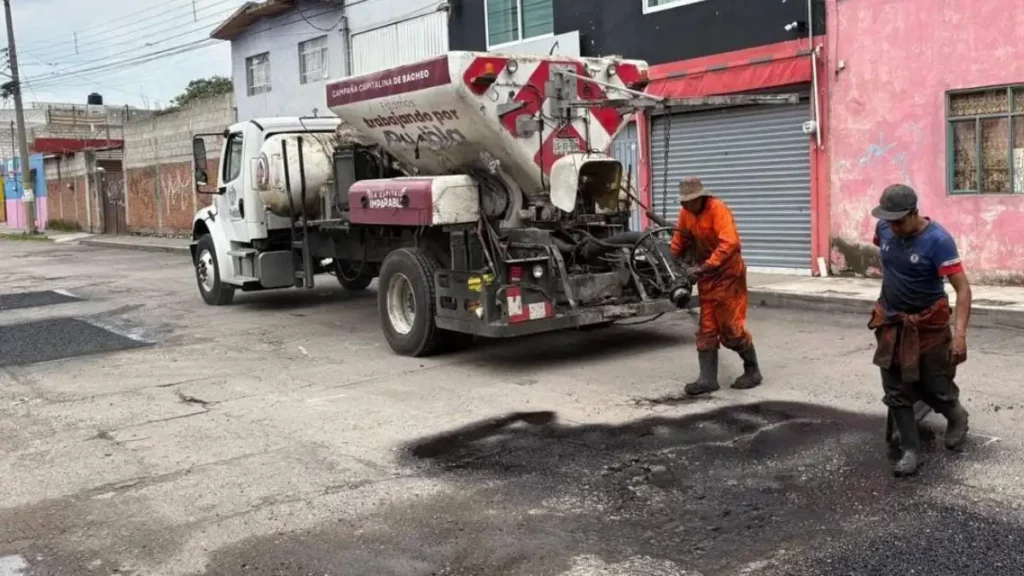 Campaña Capitalina Bacheando Puebla, un programa integral de mantenimiento vial
