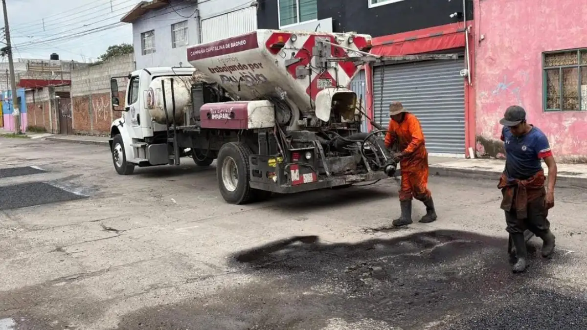 Campaña Capitalina Bacheando Puebla, un programa integral de mantenimiento vial