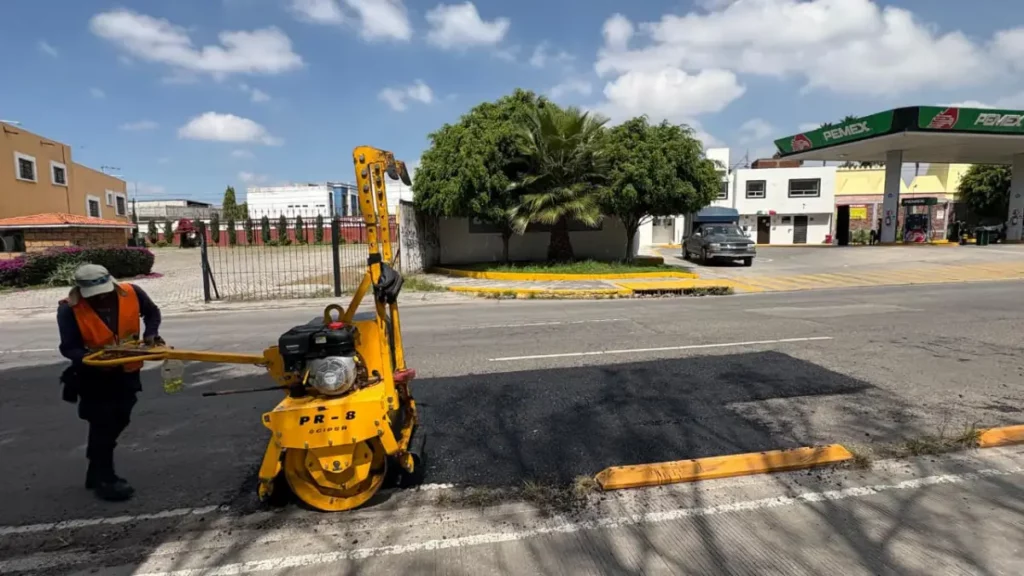 Campaña Capitalina Bacheando Puebla: transformación de vialidades