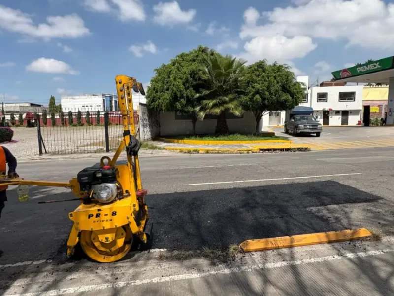 Campaña Capitalina Bacheando Puebla: transformación de vialidades