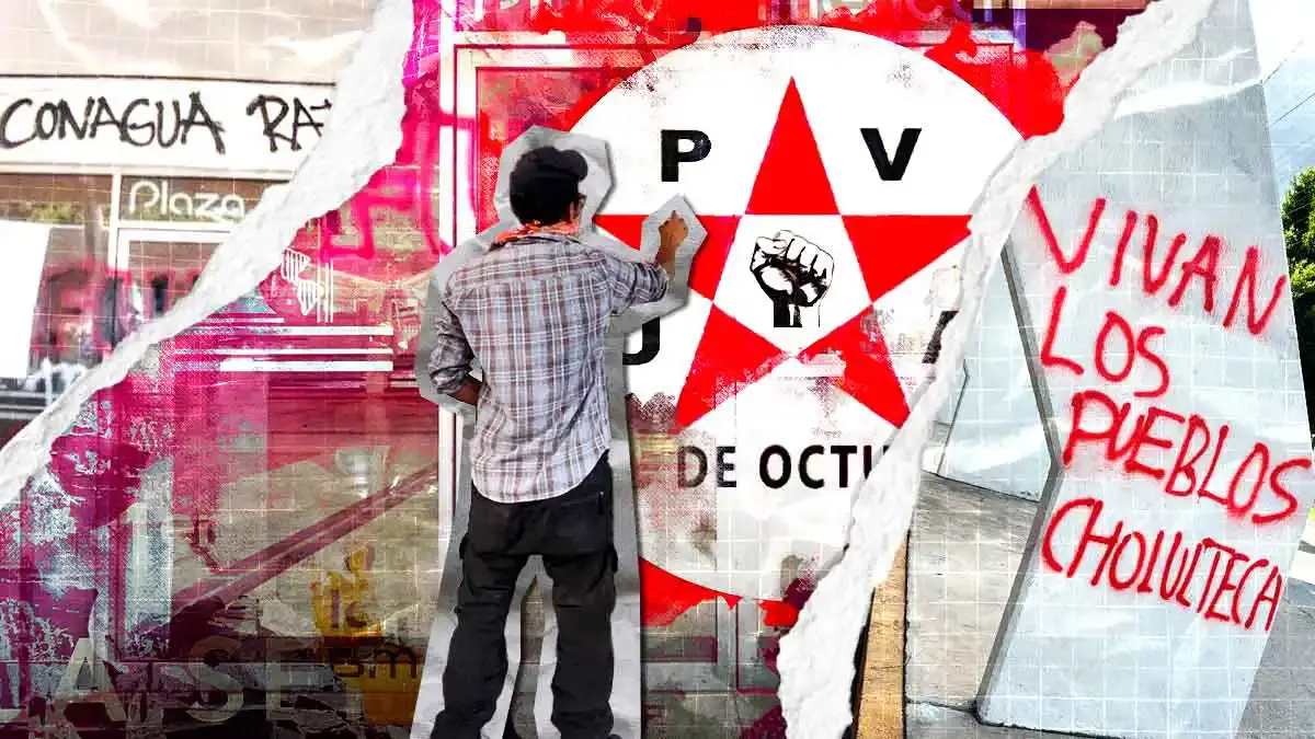 Infiltrados de la UPVA “28 de Octubre” participaron en protestas de Conagua en Puebla