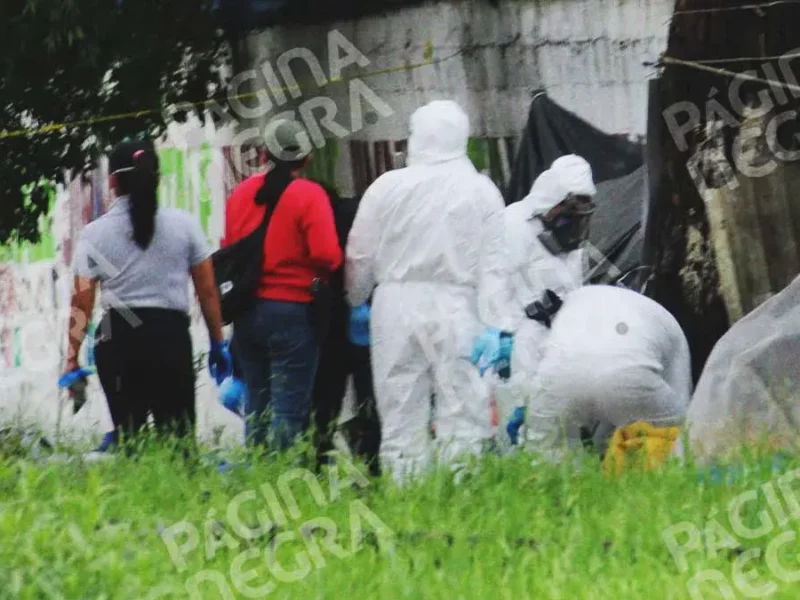 Encuentran cuerpo en descomposición, maniatado y embolsado en Cleotilde Torres, Puebla; se desconoce a la víctima
