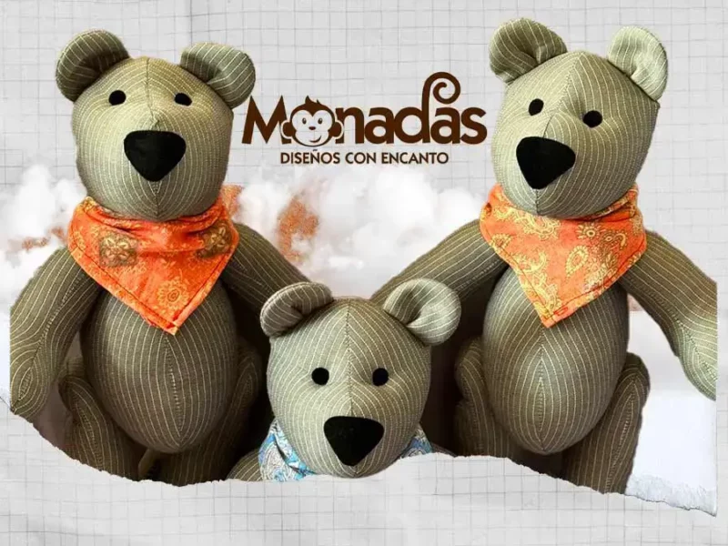 Poblana transforma la ropa de tus difuntos en tiernos “Osos Memoriales”