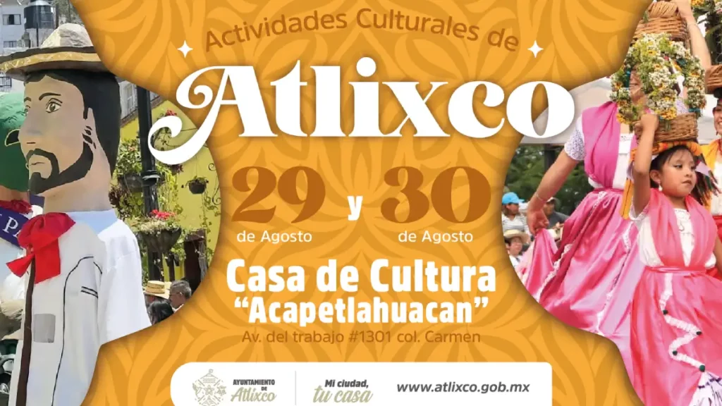 La Casa de Cultura de Atlixco se llena de arte: Ariadna Ayala invita a la clausura de talleres y actividades culturales