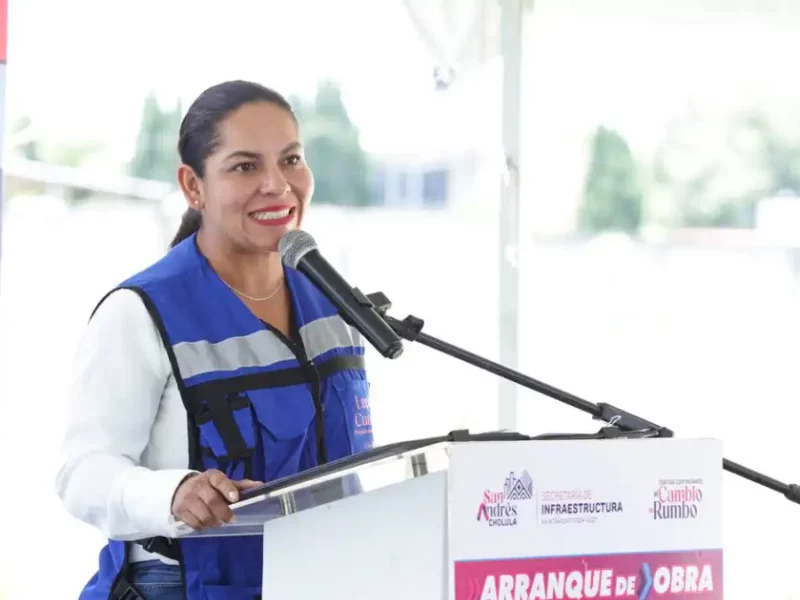 Arranca Lupita Cuautle obra de adoquinamiento y servicios en San Rafael Comac