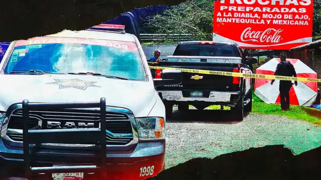 Ejecutan a hombre con más de diez balazos en restaurante de truchas en Huauchinango, Puebla