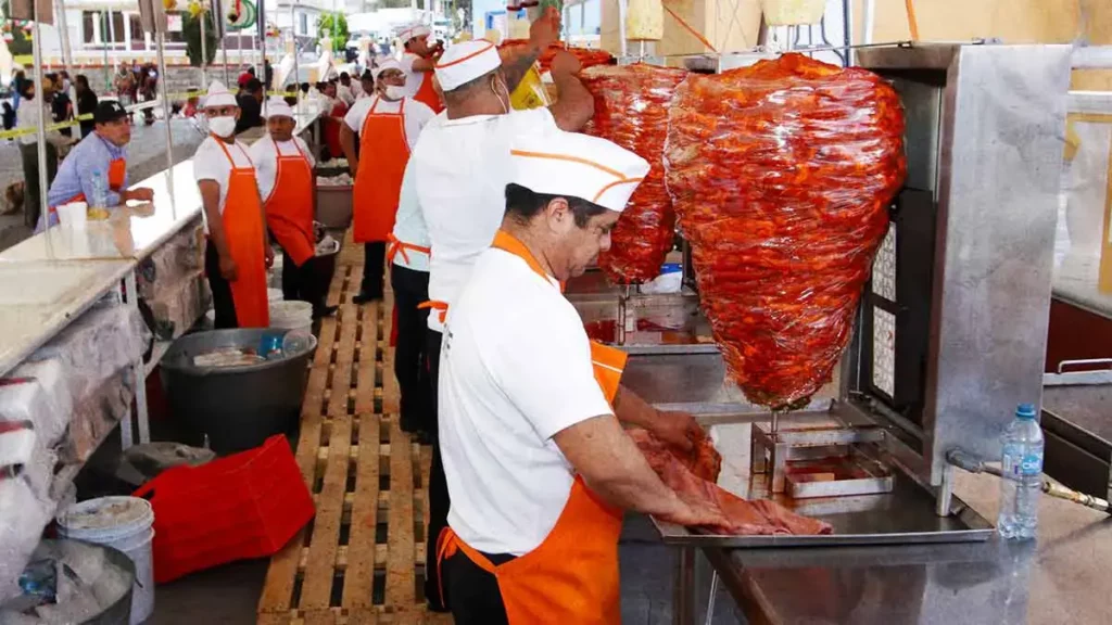Carne al pastor gratis en la Feria del Taco 2025 en Puebla