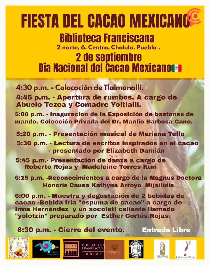 Cholula se llena de aroma y sabor con la Fiesta del Cacao 2025