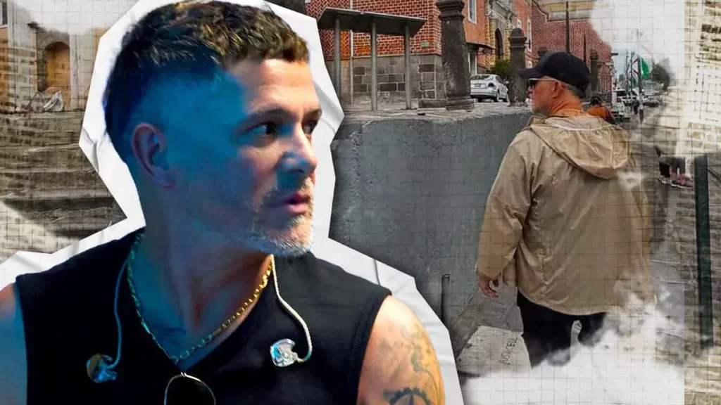 Alejandro Sanz pasea por las calles del Centro Histórico de Puebla sin ser reconocido