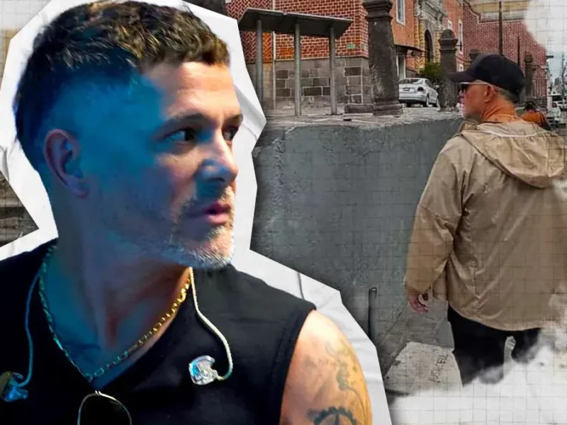 Alejandro Sanz pasea por las calles del Centro Histórico de Puebla sin ser reconocido
