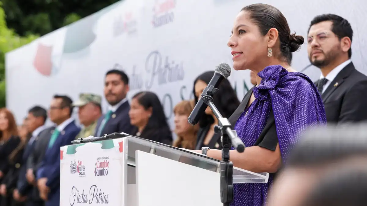 San Andrés Cholula inicia conmemoraciones patrias con la develación del Bando Solemne 2025