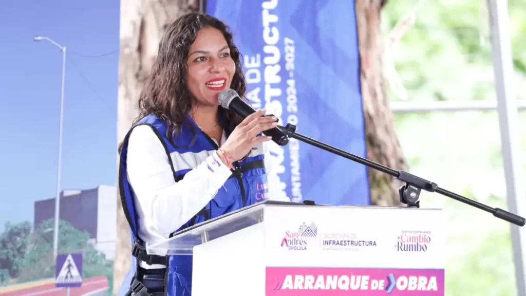 Con obra pública Lupita Cuautle dignifica calidad de vida en San Andrés Cholula