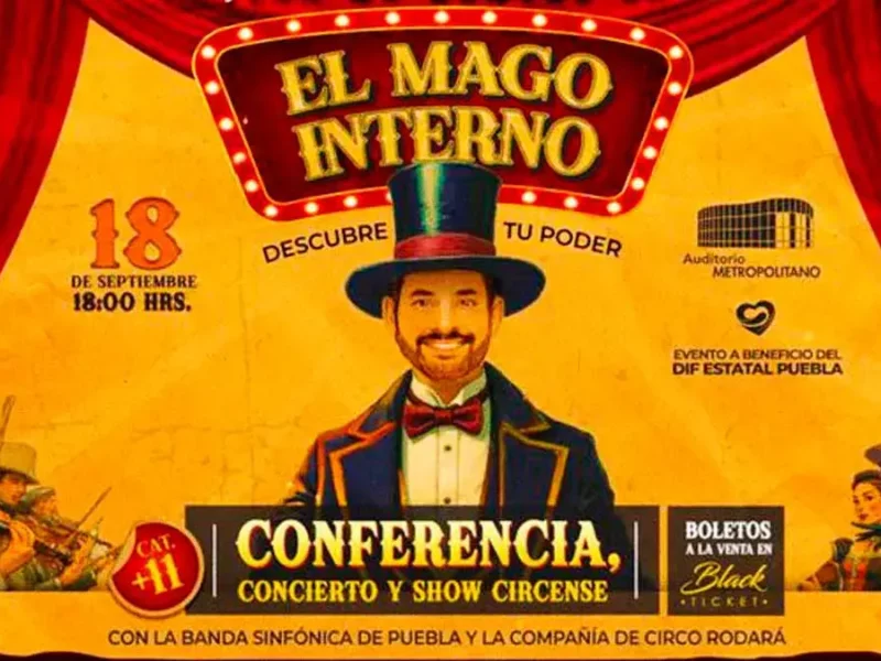 Juanma Romero presenta en Puebla el show con causa “El Mago Interno”