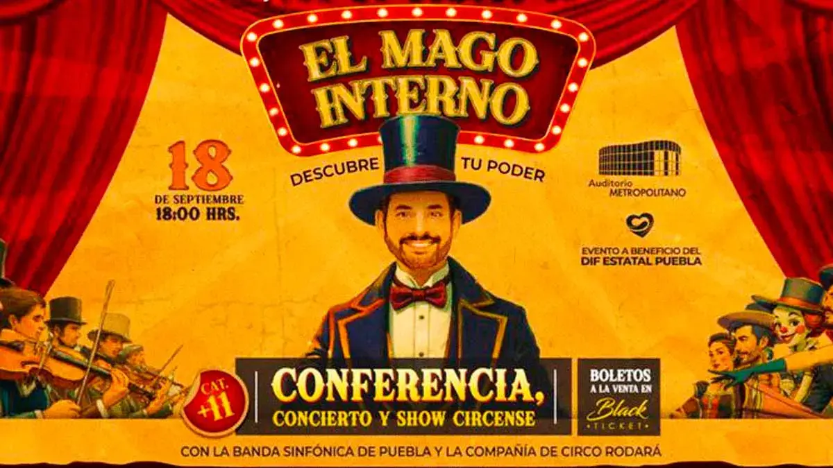 Juanma Romero presenta en Puebla el show con causa “El Mago Interno”