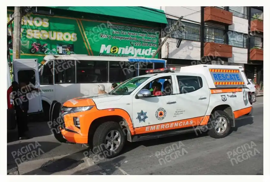 Ruta Remanente 1 se queda sin frenos y atropelló a mujer en Chula Vista, Puebla