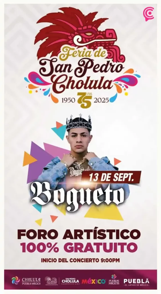 Shakira, El Bogueto y más conciertos en Puebla para la segunda semana de septiembre