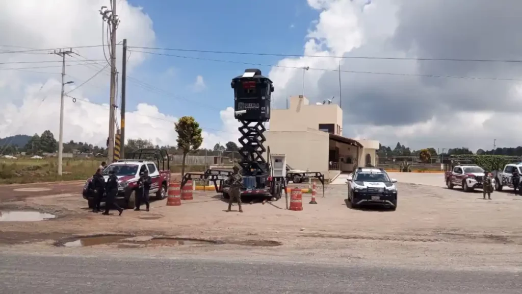 Llega Torre de videovigilancia a Zacatlán