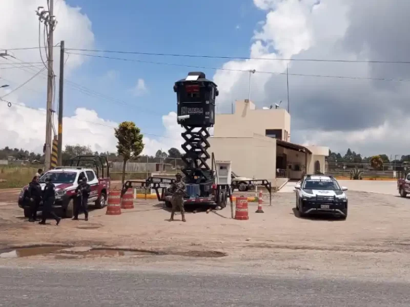 Llega Torre de videovigilancia a Zacatlán