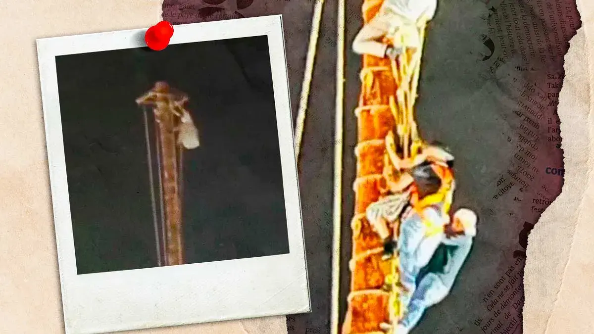 Mujer ebria escala mástil de voladores; SSP Puebla culpa al Ayuntamiento de Cuetzalan