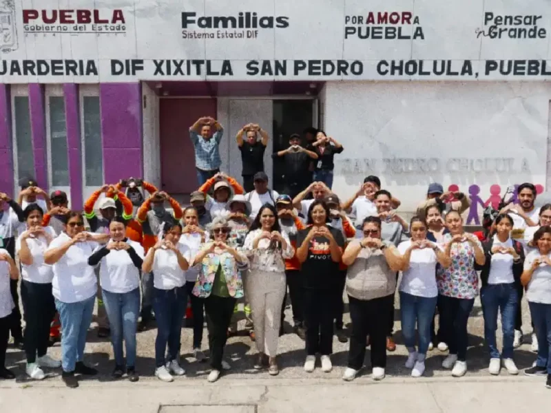 Realiza Gobierno de Tonantzin Fernández faena comunitaria en la Guardería DIF de Xixitla