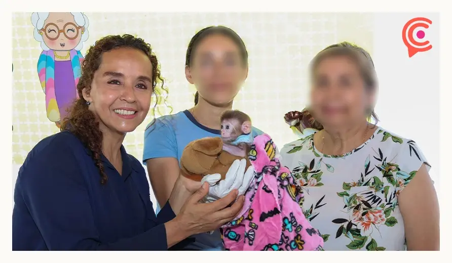 Olimpia Coral expone explotación animal en parque de Xicotepec; acusa al alcalde de lucrar con crías