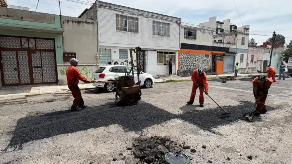 Campaña Capitalina Bacheando Puebla: prioriza atención en accesos a la ciudad