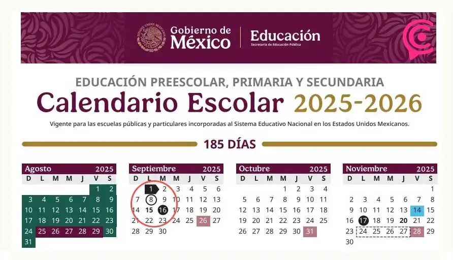 ¿Habrá suspensión de clases en escuelas de Puebla el 15 de septiembre?