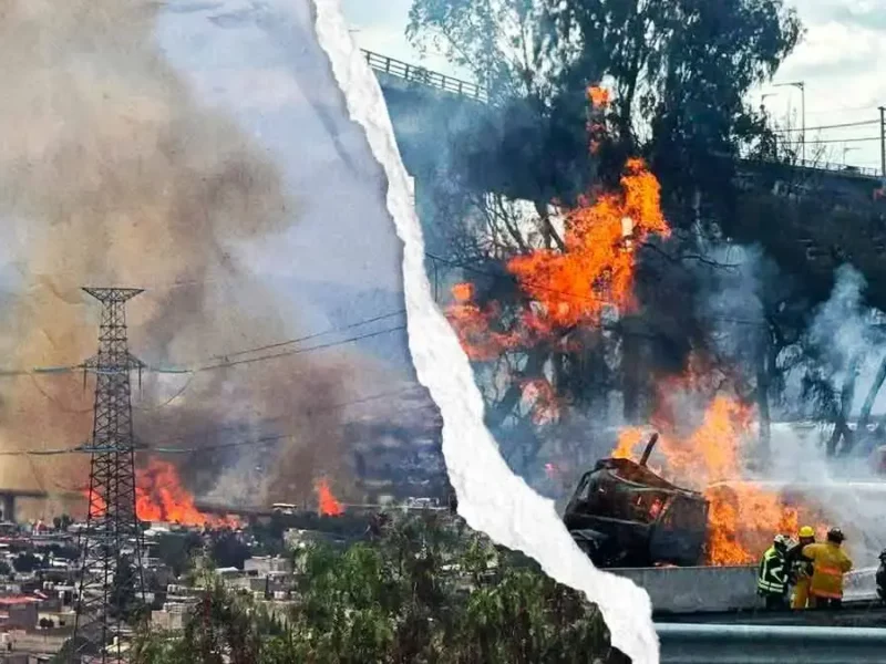 Explosión en calzada Zaragoza deja 57 heridos tras incendio de pipa en CDMX