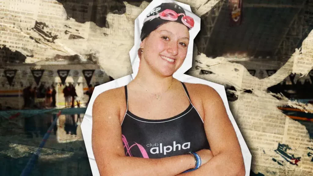 Ella es María José Decuir, nadadora medallista del Club Titanes Alpha Puebla