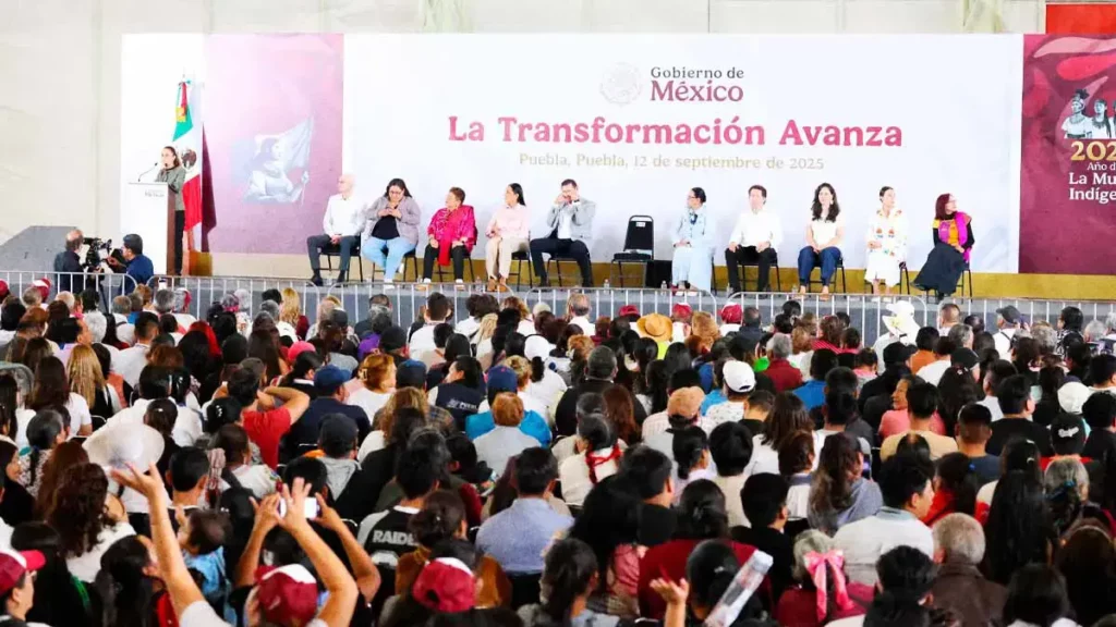 Claudia Sheinbaum repartió apoyos a más de un millón 870 mil personas en Puebla