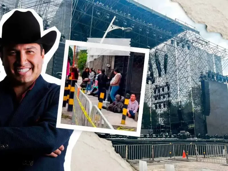 Julión Álvarez desata locura en Puebla; fans acampan 15 horas antes del concierto 