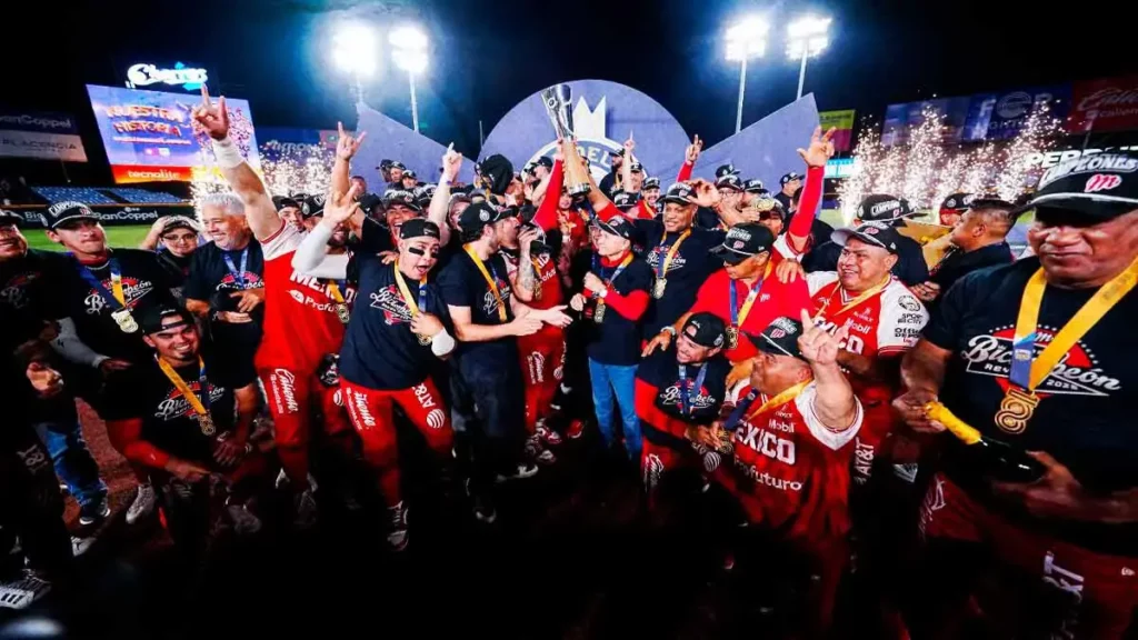 Diablos Rojos barren a Charros y se coronan bicampeones de la Liga Mexicana de Beisbol