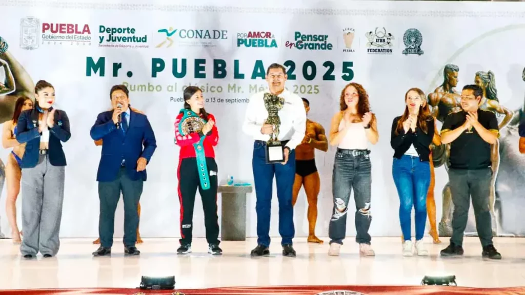 Rebeca Flores y Cristian Eduardo triunfan en el Mr Puebla 2025