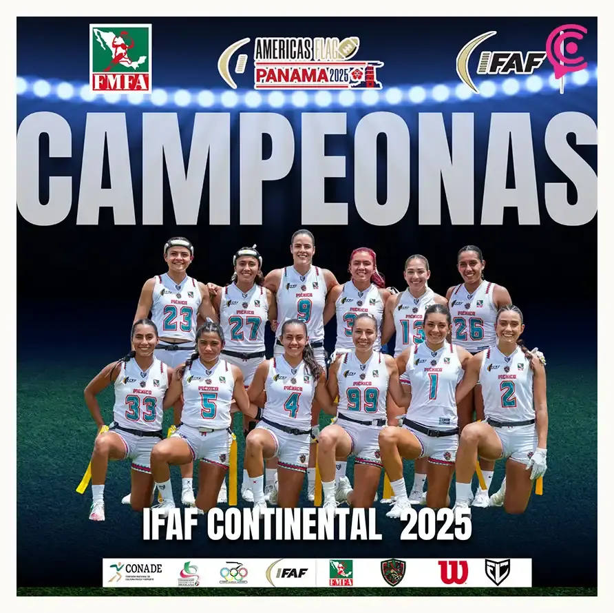 México gana en ambas categorías del Torneo Continental de Flag Football
