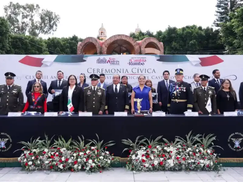 Promueve Lupita Cuautle valores cívicos en ceremonia conmemorativa por el aniversario 178° de los Niños Héroes de Chapultepec