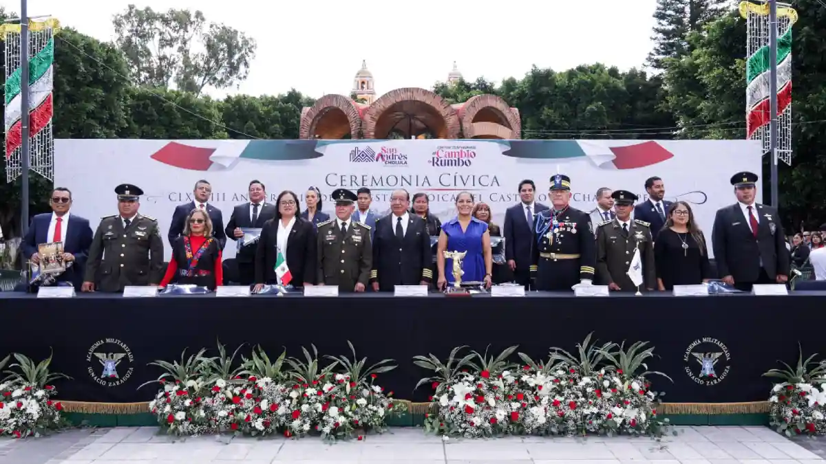 Promueve Lupita Cuautle valores cívicos en ceremonia conmemorativa por el aniversario 178° de los Niños Héroes de Chapultepec