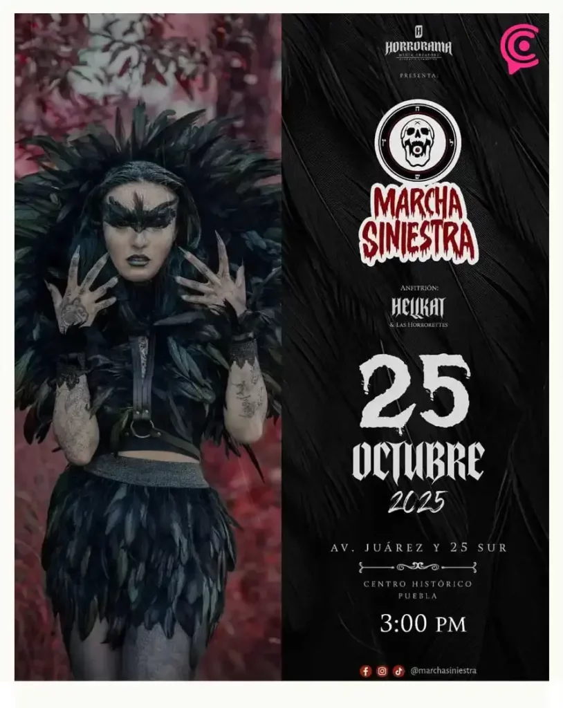 Puebla se convierte en pasarela del horror con la Marcha Siniestra 2025